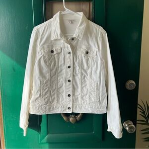 Merona White Denim Jacket